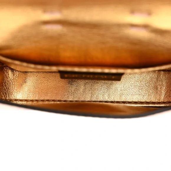 Fendace Versace x fendi Medusa Studded Nano Brooch FF Baguette crossbody bag NEW - Picture 4 of 13